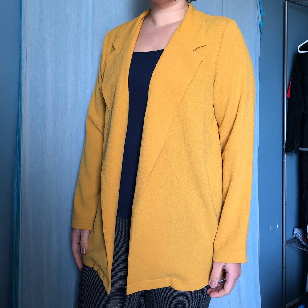 NWT Mustard Blazer